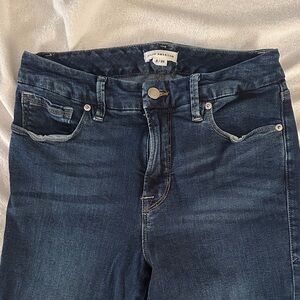 Good American Dark Blue Women's Slim High-rise Jeans